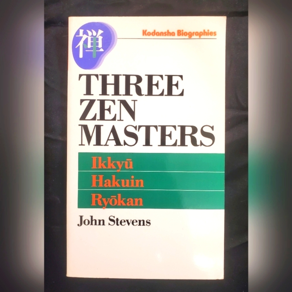 Three Zen Masters. Zen. Book. Buddha. Spirituality. Enlightenment. Inspiration.